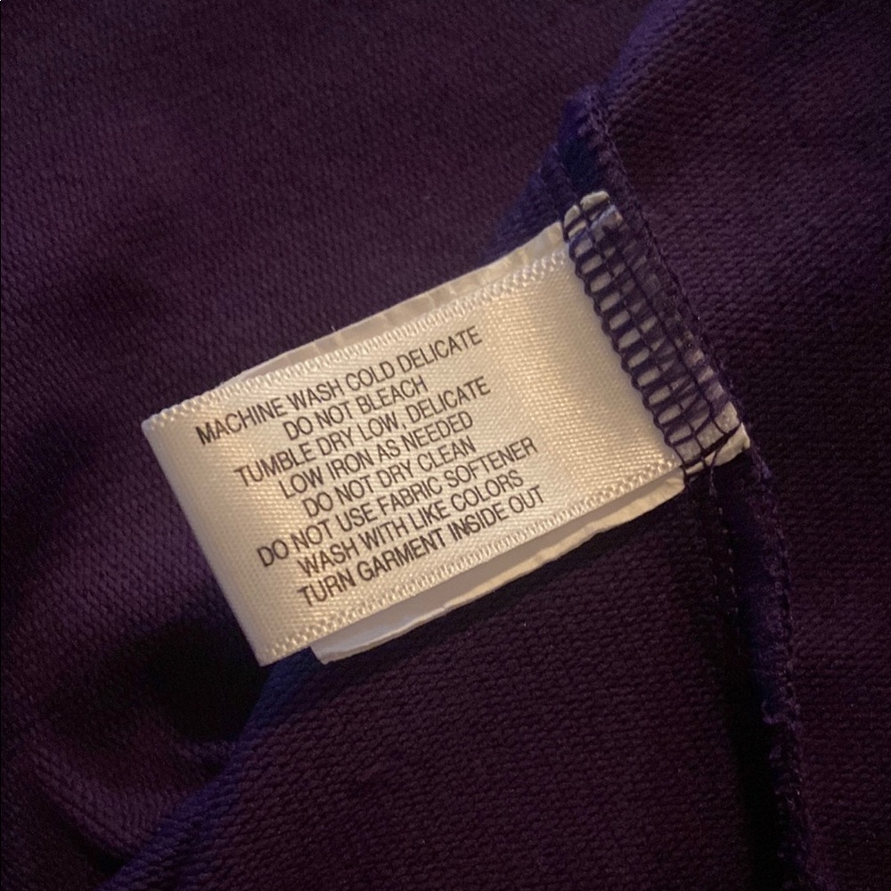 Cutter and Buck Men's Purple Half-Zip Pullover Size XL - Picture 5 of 9